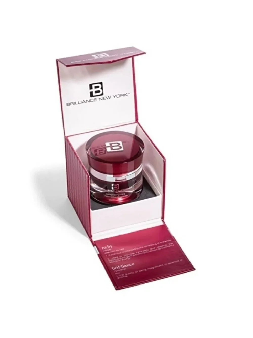 Brilliance New York Ruby Collection Thermal Facial Heating Mask Massages Skin